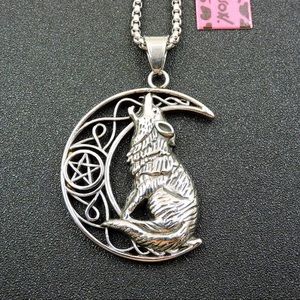 Betsey Johnson Wolf Moon Necklace BACK IN STOCK